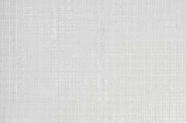 istock White tile background bathroom texture. Design pattern geometric with grid wallpaper decoration. 2244698972