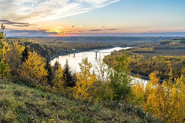 istock North Saskatchewan river bent in Edmonton in fall season 2244704533