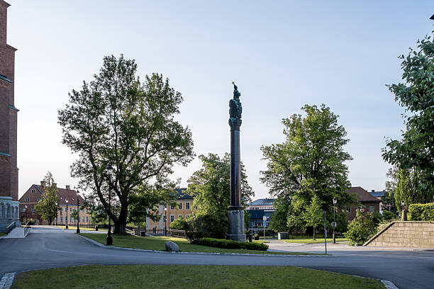 istock View of Riddartorget Square at Uppsala Cathedral, Sweden 2244708423
