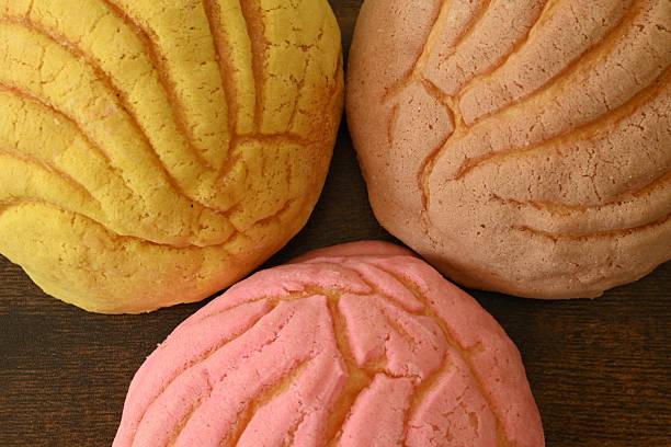 istock Background of mexican sweet conchas. 2244710071