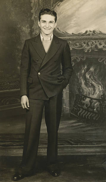 istock Studio Portrait of Man in his 20's in 1932 2244718264