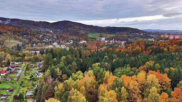 istock lively rural setting showcasing vibrant fall foliage surrounding peaceful hillside village 2244718658