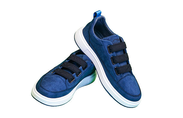 istock there are black shoes with laces 2244726039