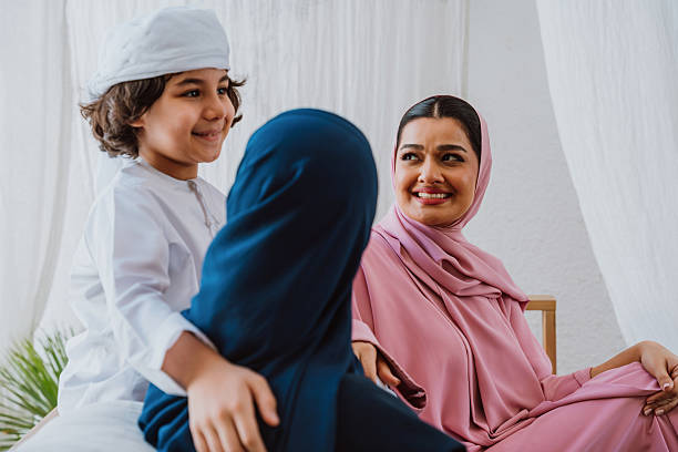 istock Muslim family members celebrating eid or ramadan holiday 2244730819