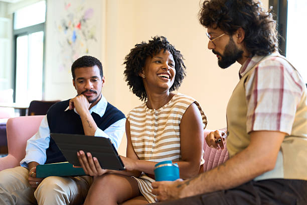 istock Diverse business team collaborating during an informal meeting 2244737001