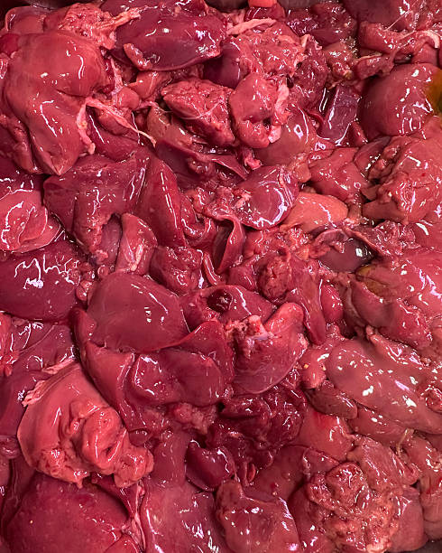 istock raw chicken liver on display in a store 2244737517
