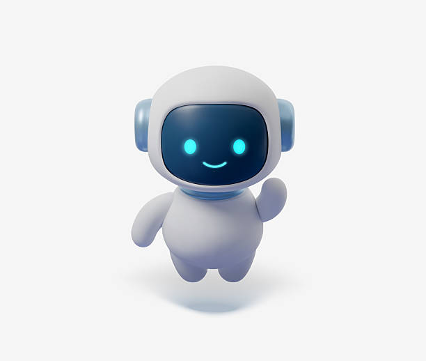 istock 3D AI robot character cute digital bot mascot for chat and technology design. Friendly AI chatbot illustration symbolizing smart virtual assistant, communication, and futuristic machine concept 2244742494