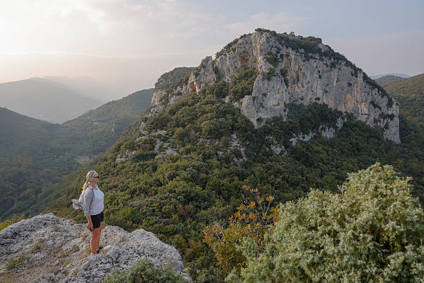 istock Woman on hilltop 2244743055