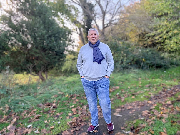 istock Active senior man walking in countryside 2244744711