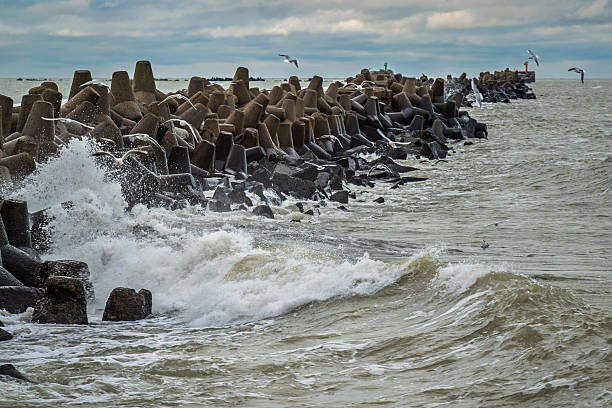 Northern pier in Liepaja.