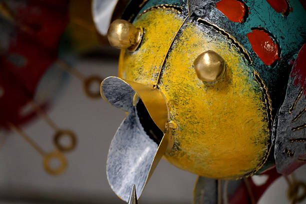 A hard decoration fish with a big mouth