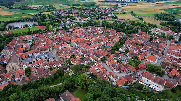 istock Aerial view around the city Iphofen, Bavaria 2244758329