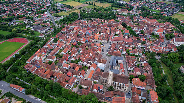 istock Aerial view around the city Iphofen, Bavaria 2244758610