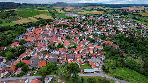 istock Aerial view around the city Markt Einersheim 2244758835