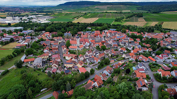 istock Aerial view around the city Markt Einersheim 2244758937