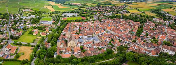 istock Aerial view around the city Iphofen 2244759948