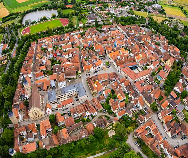 istock Aerial view around the city Iphofen 2244760034