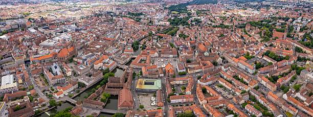 istock Aerial panorama view around the city Nuremberg in Springtime 2244763081