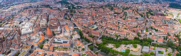 istock Aerial panorama view around the city Nuremberg in Springtime 2244763134