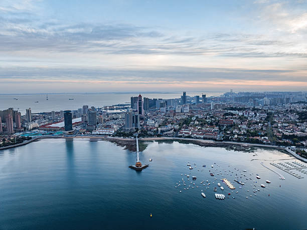 istock Sunrise and sunset along the Qingdao coastline 2244766964