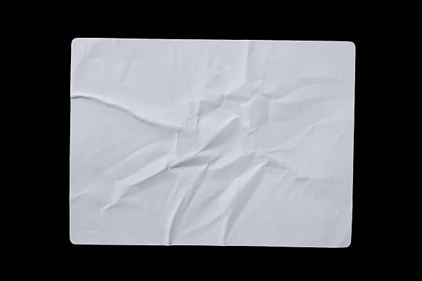 istock White adhesive glued paper sticker label 2244772070