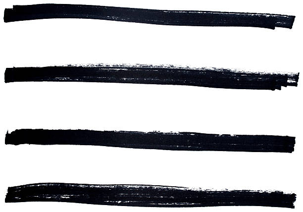 istock Set of black hand drawn marker pen stroke line 2244772498