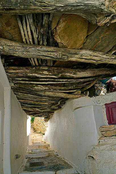 istock Greece, Amorgos Island, Chora, Wooden Ceiling 2244777161