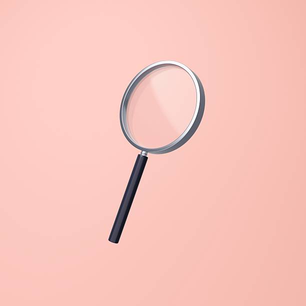 istock Simple 3D image of a magnifying glass 2244781006