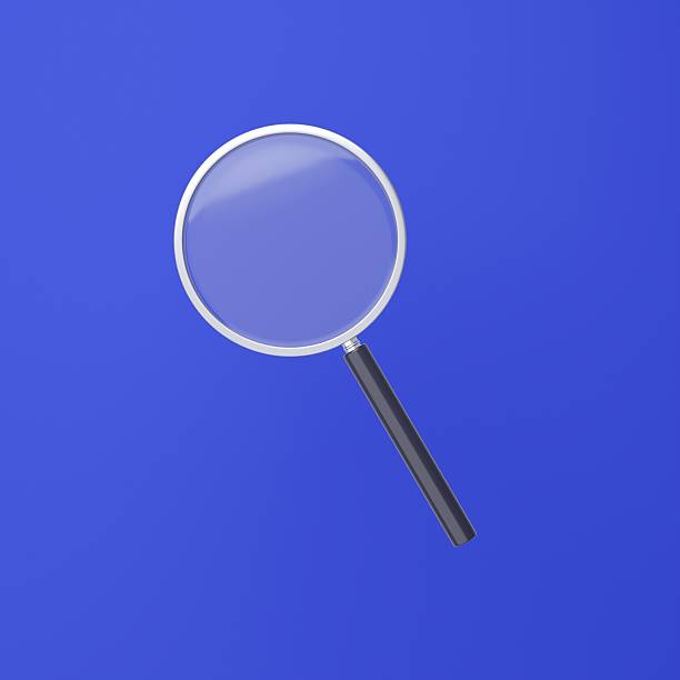 istock Simple 3D image of a magnifying glass 2244781140