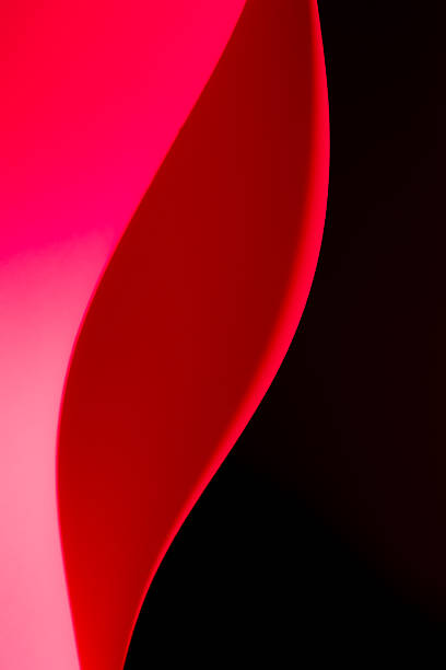 istock Abstract background showing curved lines creating dynamic shapes and shadows 2244789453