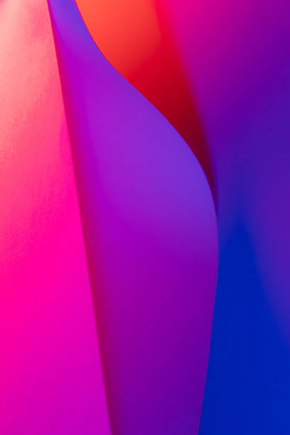 istock Abstract background showing curved lines creating dynamic shapes and shadows 2244790028