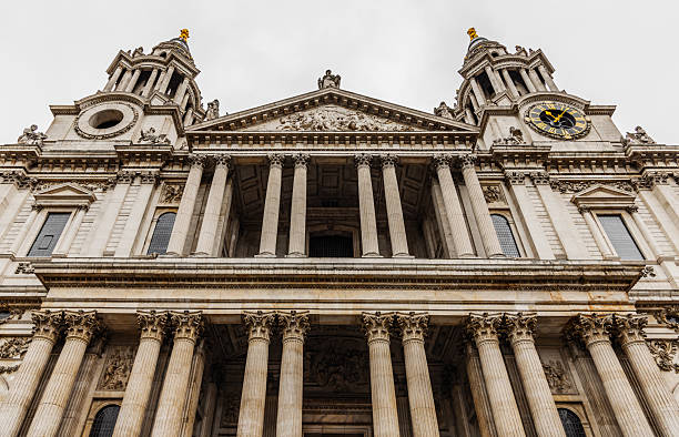 London, United Kingdom - Oct 13th, 2025  One of the most famous landmarks in London - St Paul's Cathedral's fame not only comes from its amazing architectural wonder but also the rich history. It survived the Great Fire, and it is the site of significant national events like royal weddings and funerals.