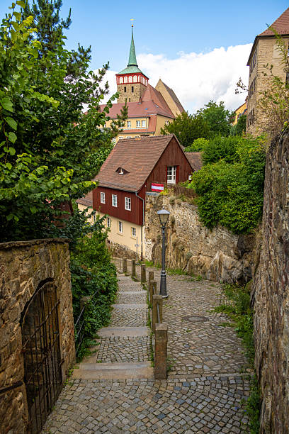 istock charming alley in Bautzen old town in Germany 2244806495