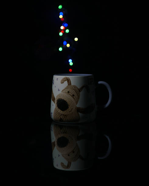istock Dog Mug with Colorful Bokeh and Reflection 2244807858