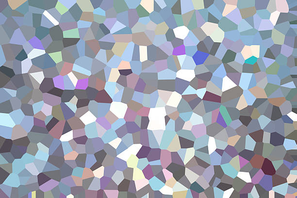 Abstract mosaic texture with colorful irregular shapes forming a vibrant pattern for design projects