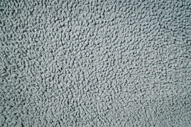 Gray fleece fabric creating a warm and soft full frame background