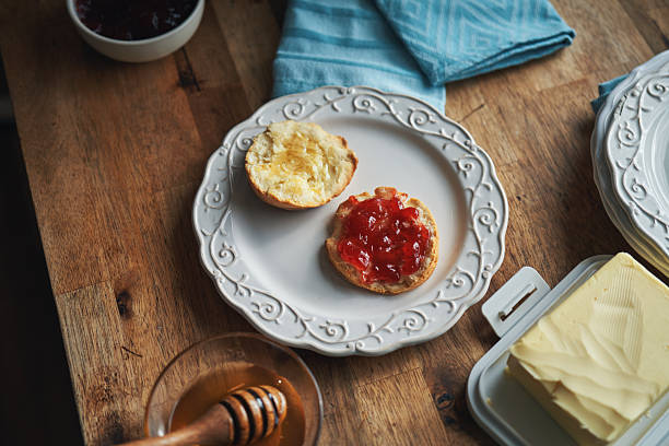 Fresh Baked Buttermilk Biscuits with Marmalade