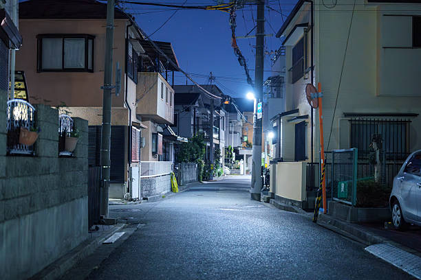 istock Streetlights Illuminating a Silent Lane 2244842168