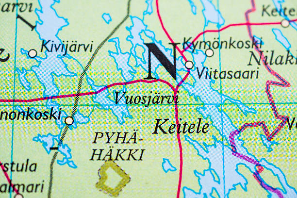 Liepaja, Latvia- July 20, 2024: German army map page from Jun 1944 Ostland O-34-114 1:100000, Deutsche Heereskarte Wv2