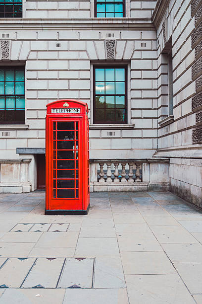 istock Traditional old style UK red phone box 2244865902