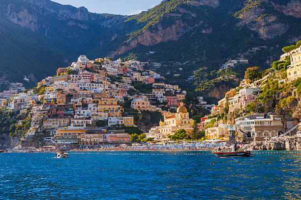 istock Bright coloured buidlings in Positano 2244877709