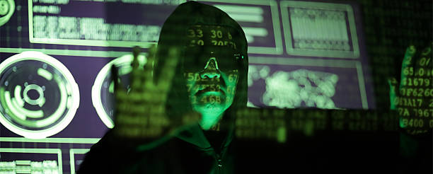istock Cybercrime, hacker and thinking at computer for virus, Futuristic cyber hacker operating under the guise of Anonymous, employs advanced algorithms to infiltrate cybersecurity systems and exploit vulnerabilities in password security. Concept : Cyber Hacker 2244892888