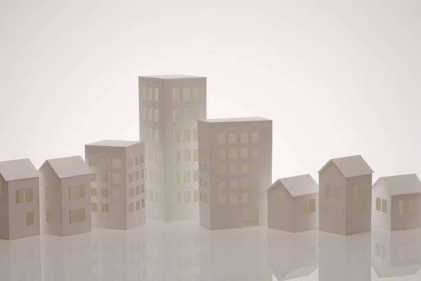 istock Papercraft houses and skyscrapers 2244893643