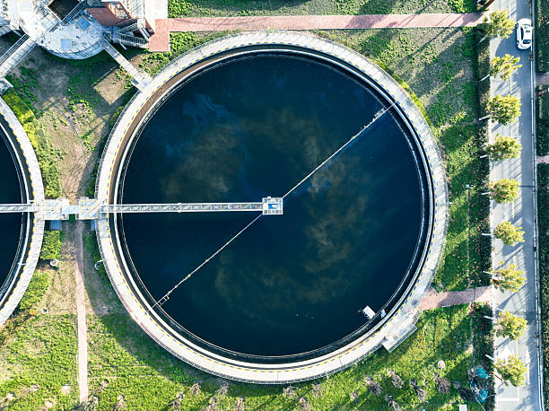 istock Aerial clarifiers in modern sewage treatment plant 2244903028