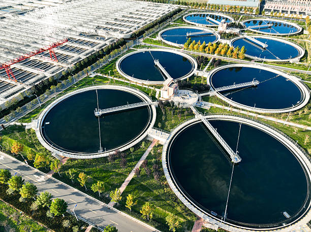 istock Aerial clarifiers in modern sewage treatment plant 2244903041