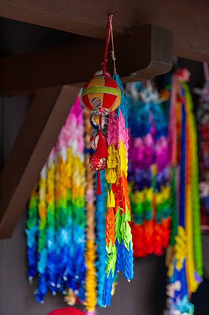 istock Temari Ball and a Thousand Paper Cranes 2244905263