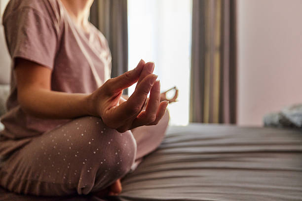 istock Morning Yoga meditation exercises! 2244907637
