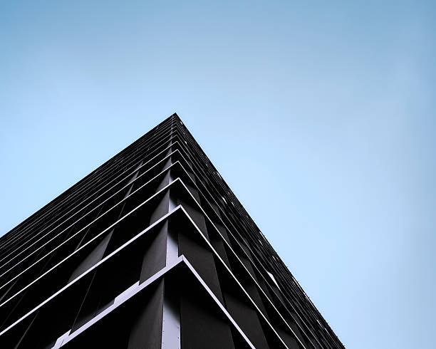 istock Minimalist modern facade with repeating geometric rhythm 2244919811