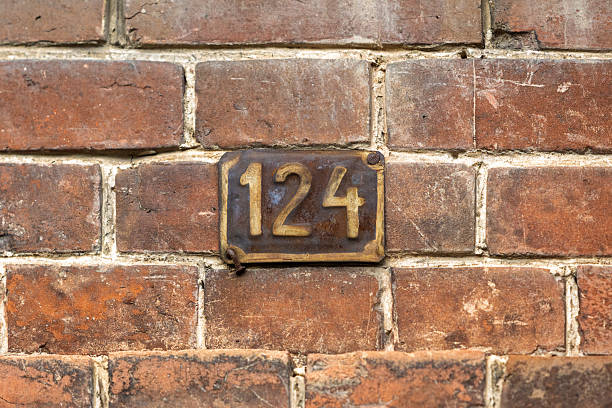 istock Metal sign on a brick wall 2244932521