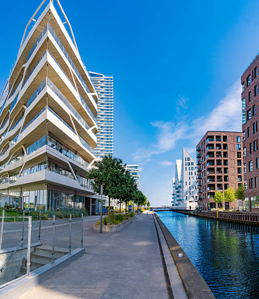 istock Aarhus East Denmark modern skyline with waterfront residential buildings 2244934740